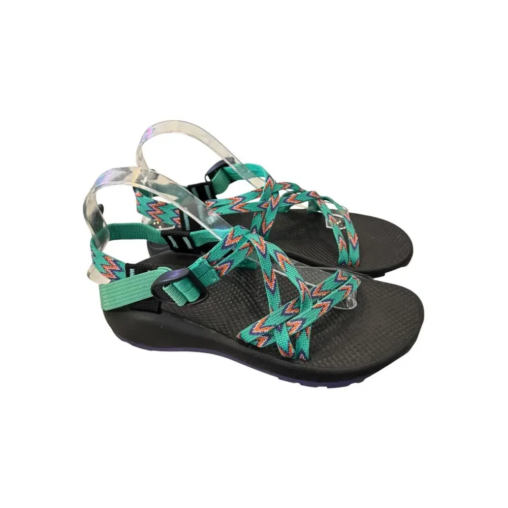 Chaco ZX/1 EcoTread Mint Leaf Green Sport Sandals J180090 Kids Size 6